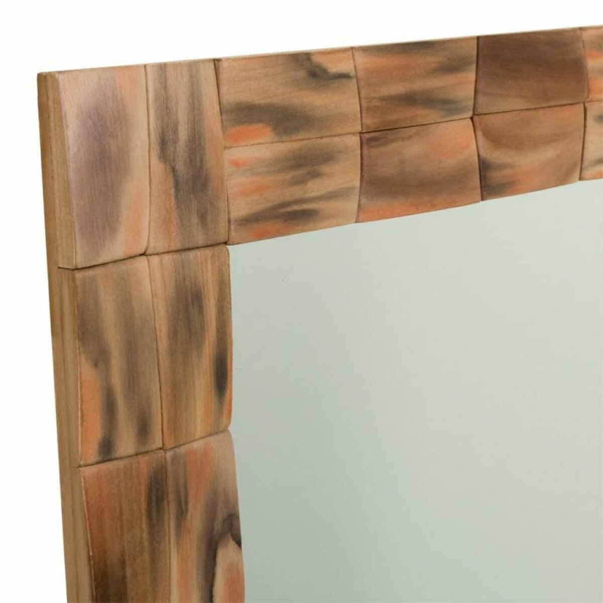 Väggspegel Alexandra House Living Naturell 84 x 2 x 62 cm Rektangulär - 3