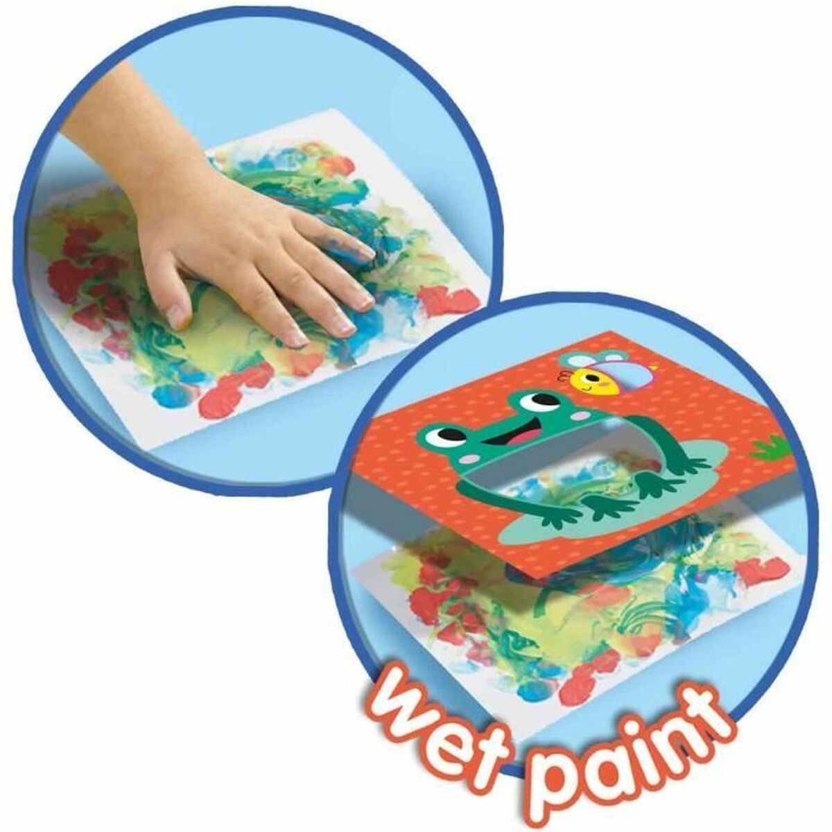Ritningsset SES Creative Eco Finger Paint Cards - 4