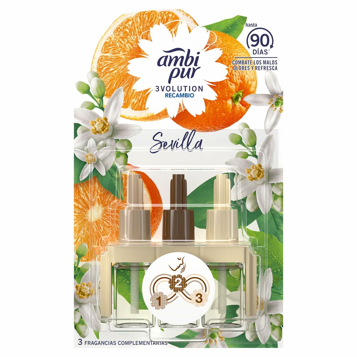 Refill Till Luftfräschare Ambi Pur 3VOLUTION Orange 20 ml