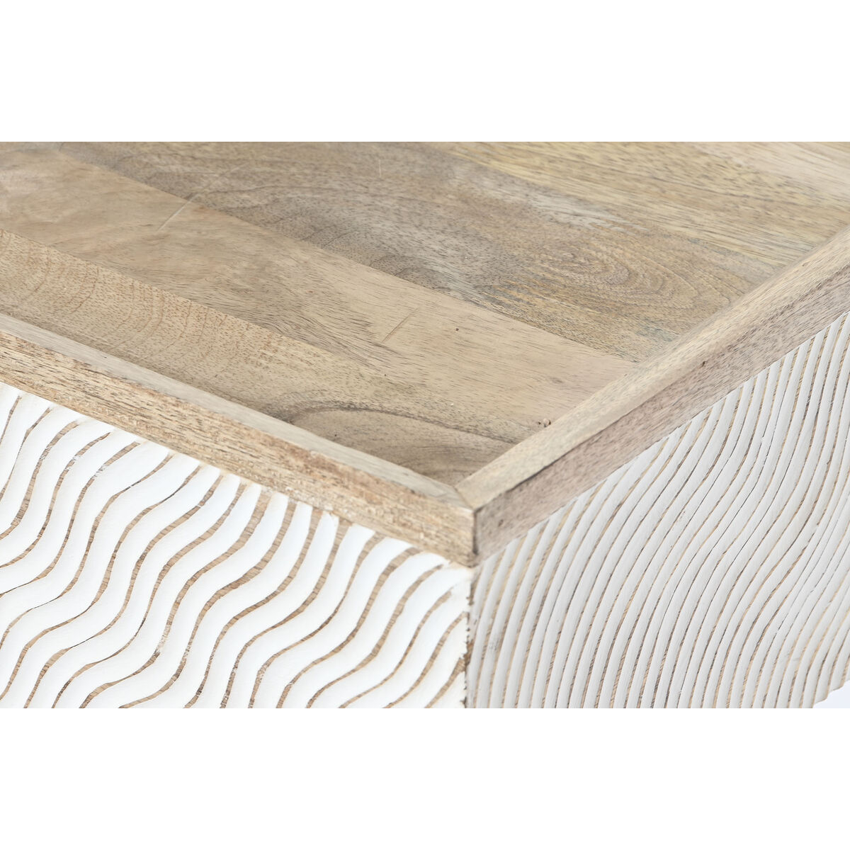 Soffbord Home ESPRIT Järn Mangoträ 120 x 60 x 57 cm - 4