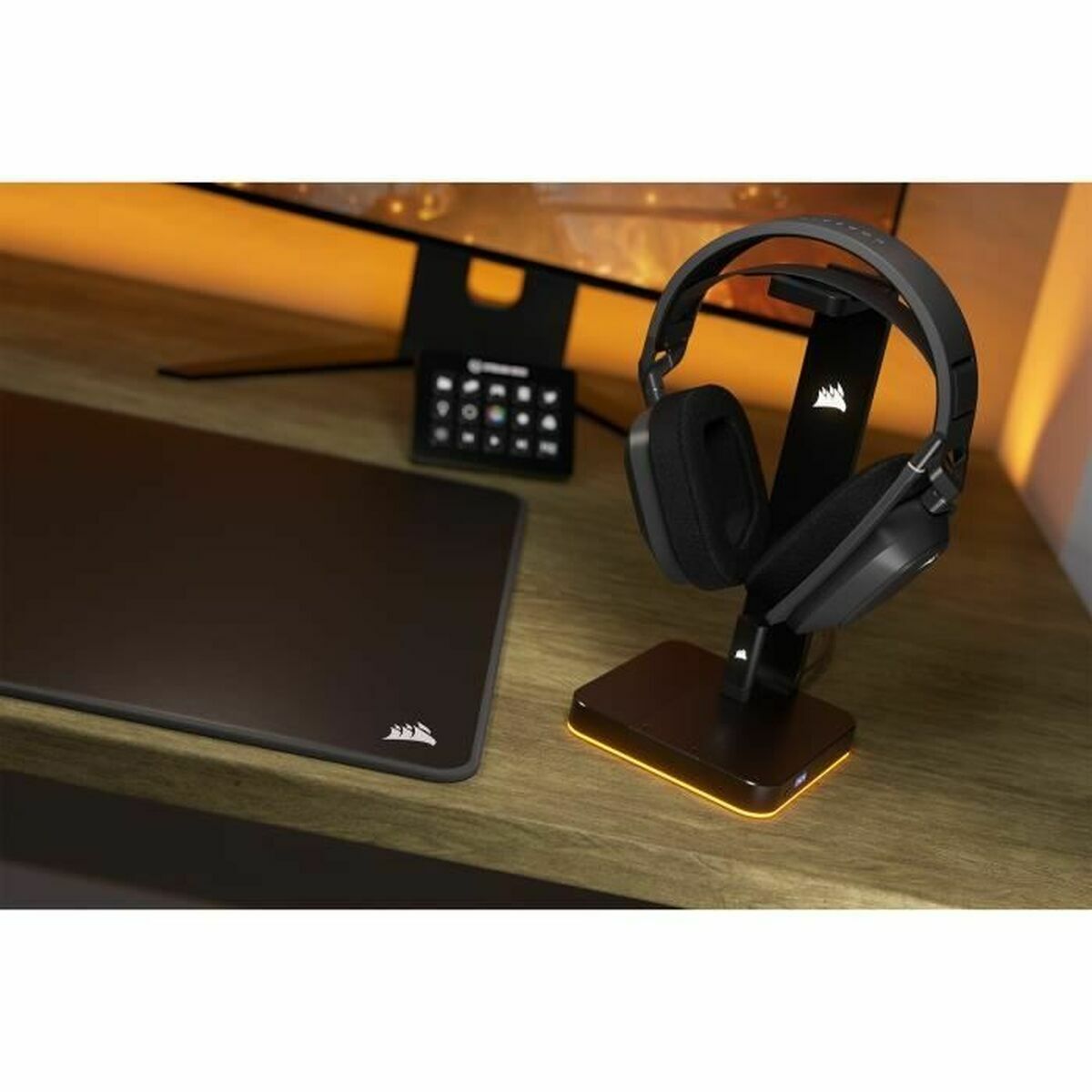 Hörlurar med Mikrofon Corsair CA-9011295-EU Svart Grå Multicolour - 2
