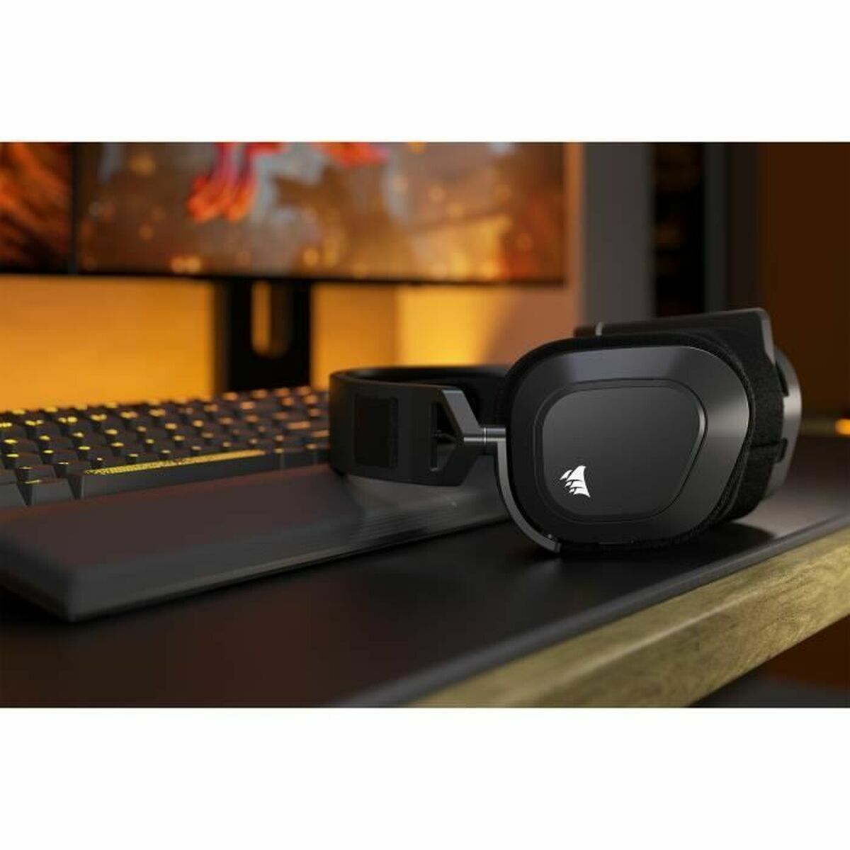 Hörlurar med Mikrofon Corsair CA-9011295-EU Svart Grå Multicolour - 3
