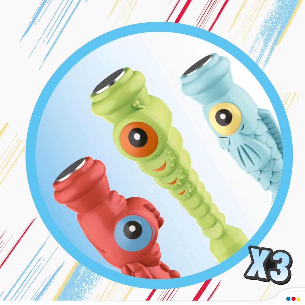 måltavla Colorbaby Barn Magnetic Haj 25,5 x 30,5 x 2 cm (6 antal) - 4