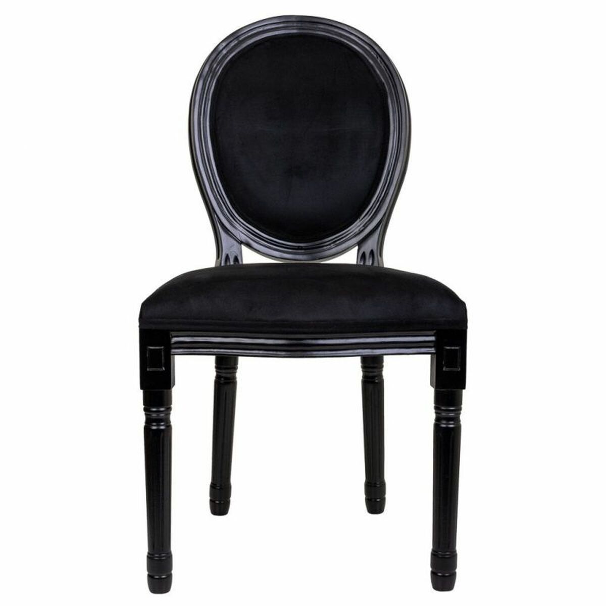 Matsalsstol Alexandra House Living Svart 46 x 96 x 48 cm - 4