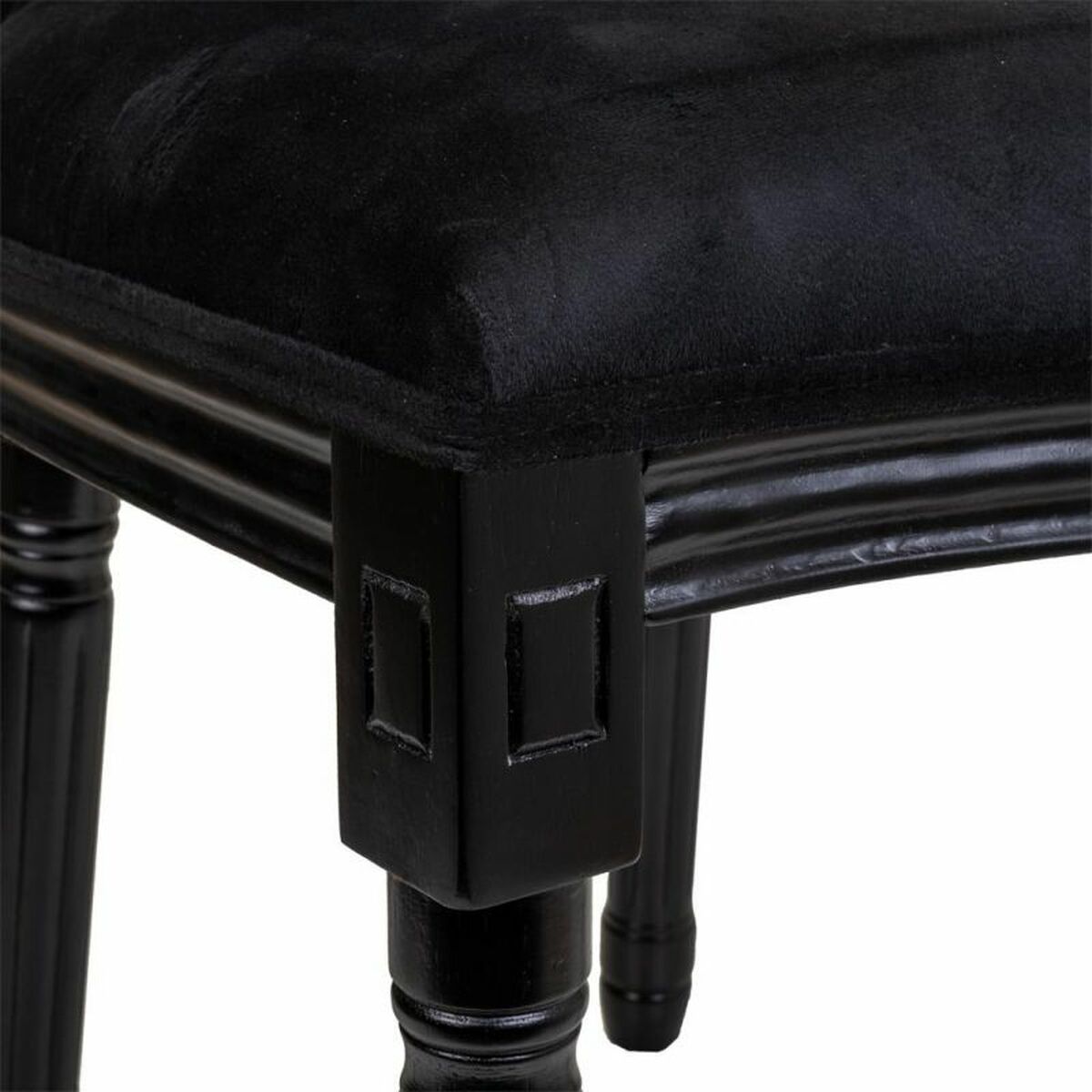 Matsalsstol Alexandra House Living Svart 46 x 96 x 48 cm - 8