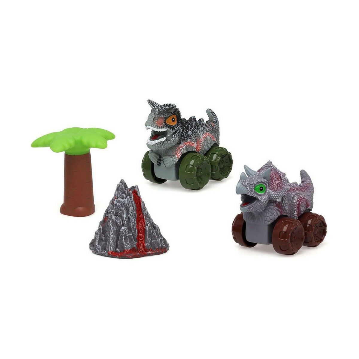 Liten leksaksbil Dinosaur Series Grå - 2
