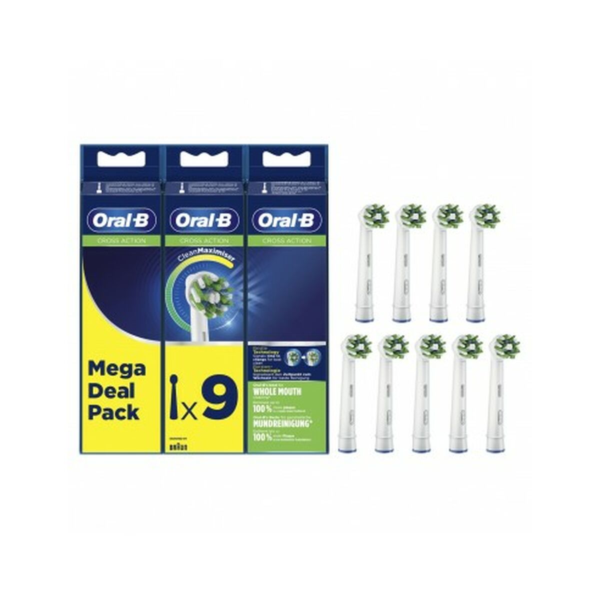 Tandborsthuvud Oral-B EB 50-9FFS  9UD Vit Svart - 2