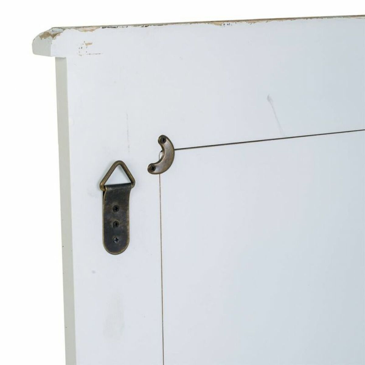Väggspegel Alexandra House Living Vit 3 x 90 x 70 cm Rektangulär - 6