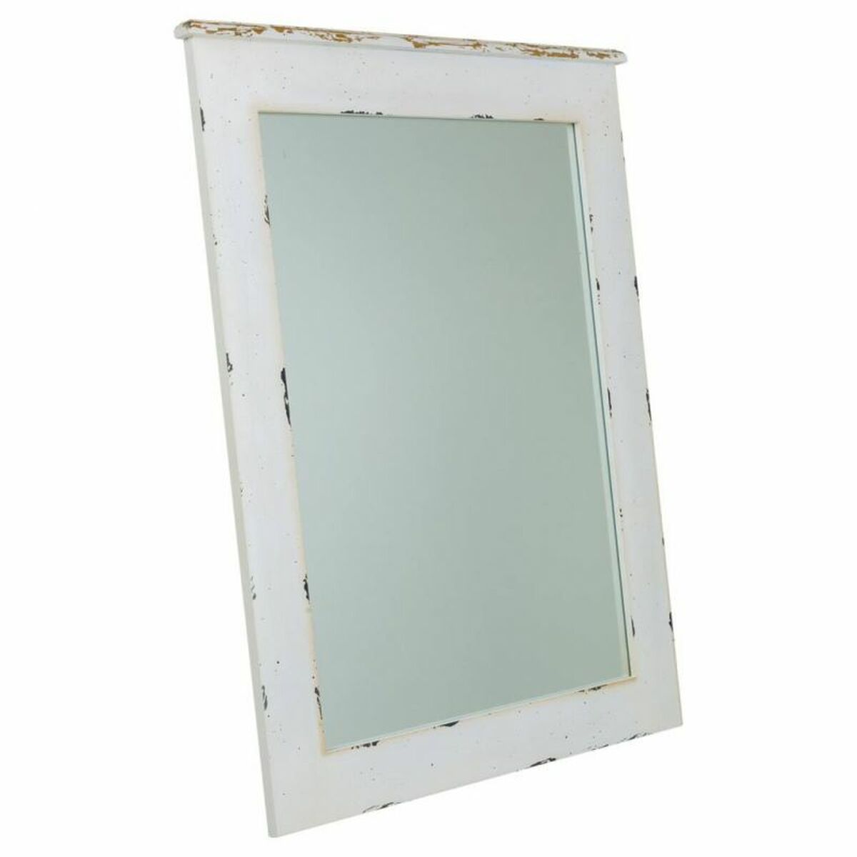 Väggspegel Alexandra House Living Vit 3 x 90 x 70 cm Rektangulär - 4