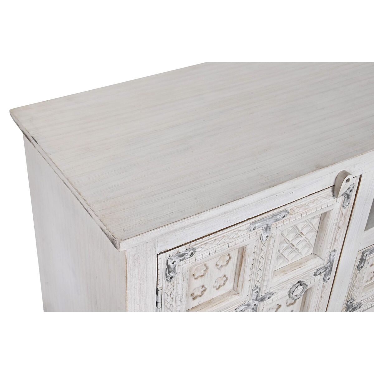 TV-möbler DKD Home Decor Vit Trä Mangoträ 151 x 40 x 60 cm - 8