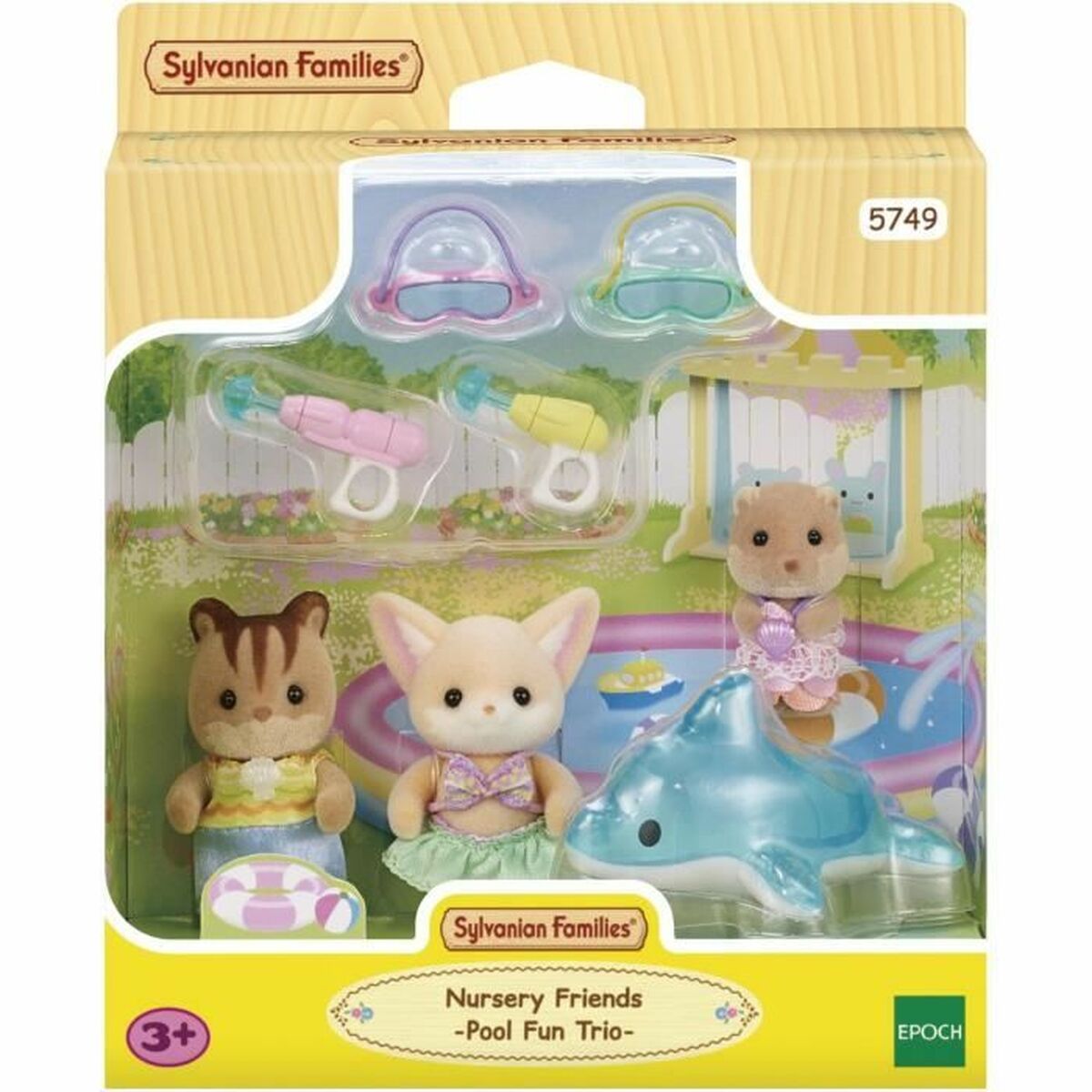 Tillbehör till dockhus Sylvanian Families 5749 Nursery Friends Pool Fun trio - 2