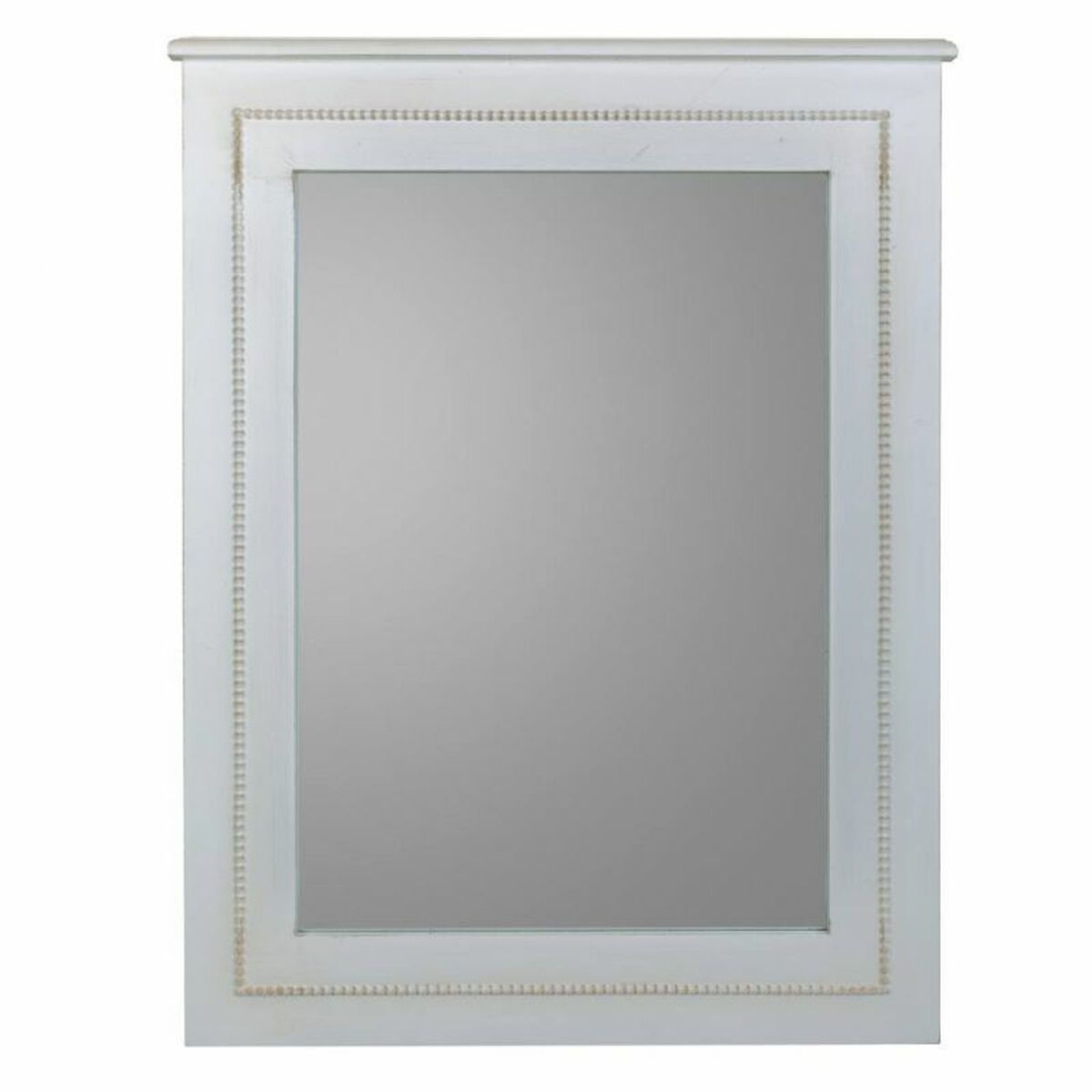 Väggspegel Alexandra House Living Vit 3 x 90 x 70 cm Rektangulär - 3