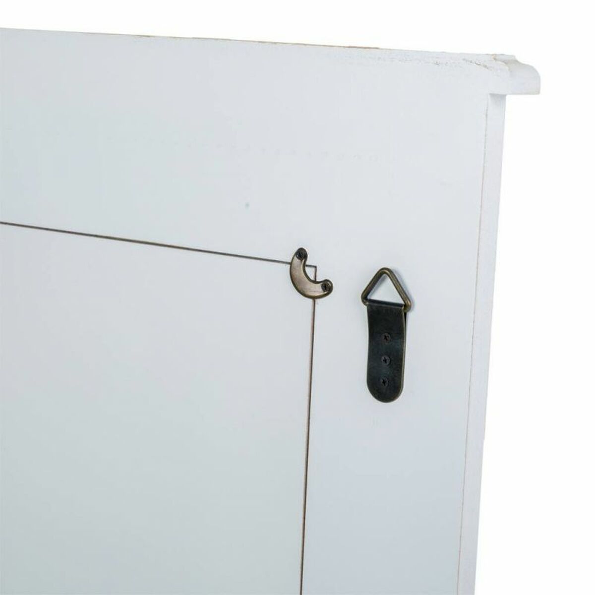 Väggspegel Alexandra House Living Vit 3 x 90 x 70 cm Rektangulär - 5