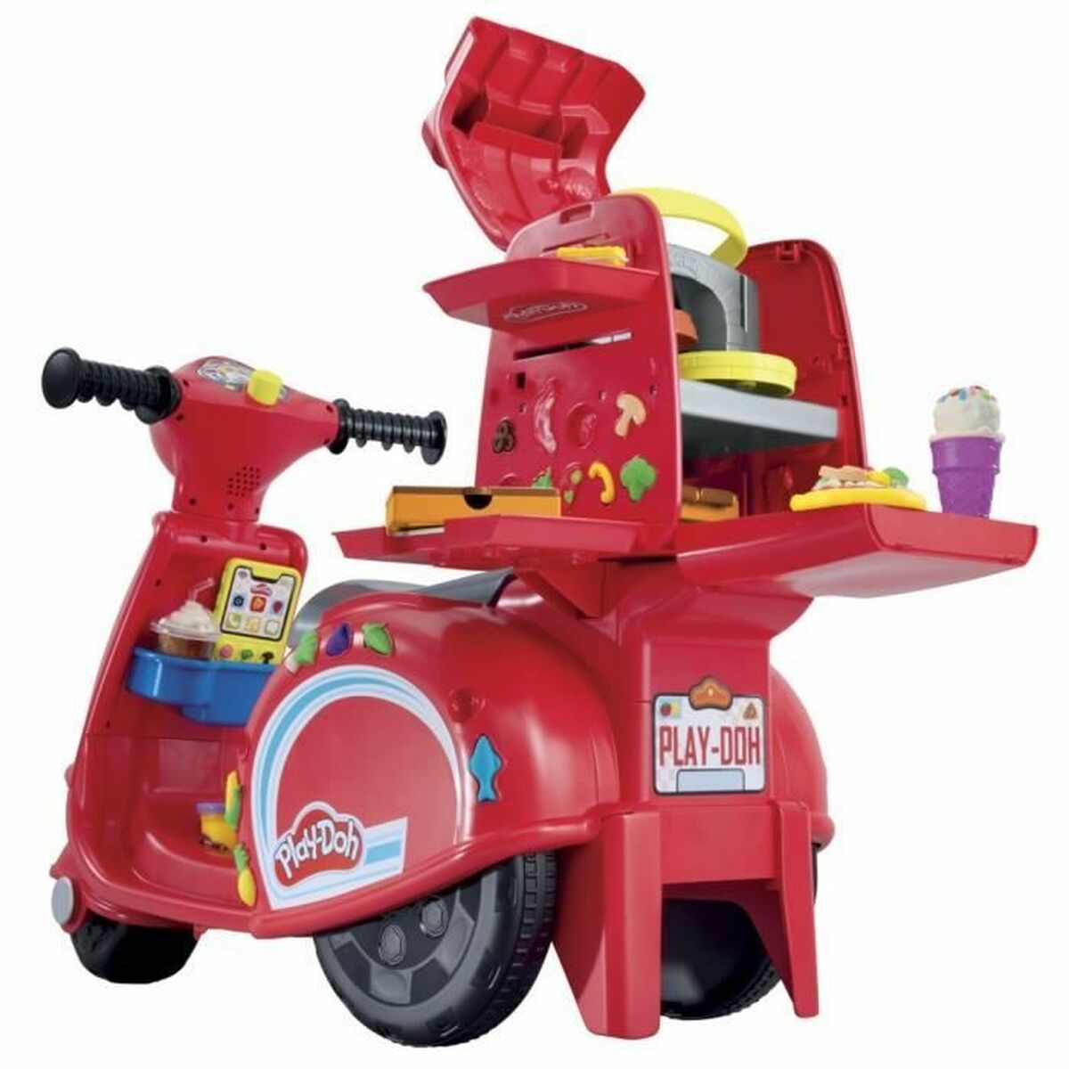 Modellera Spel Play-Doh My Pizza Scooter rouge - 3