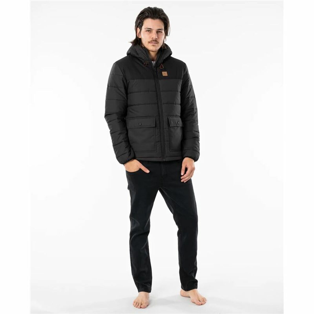 Träningsjacka Herr Rip Curl Anti Series Ridge Svart - 4