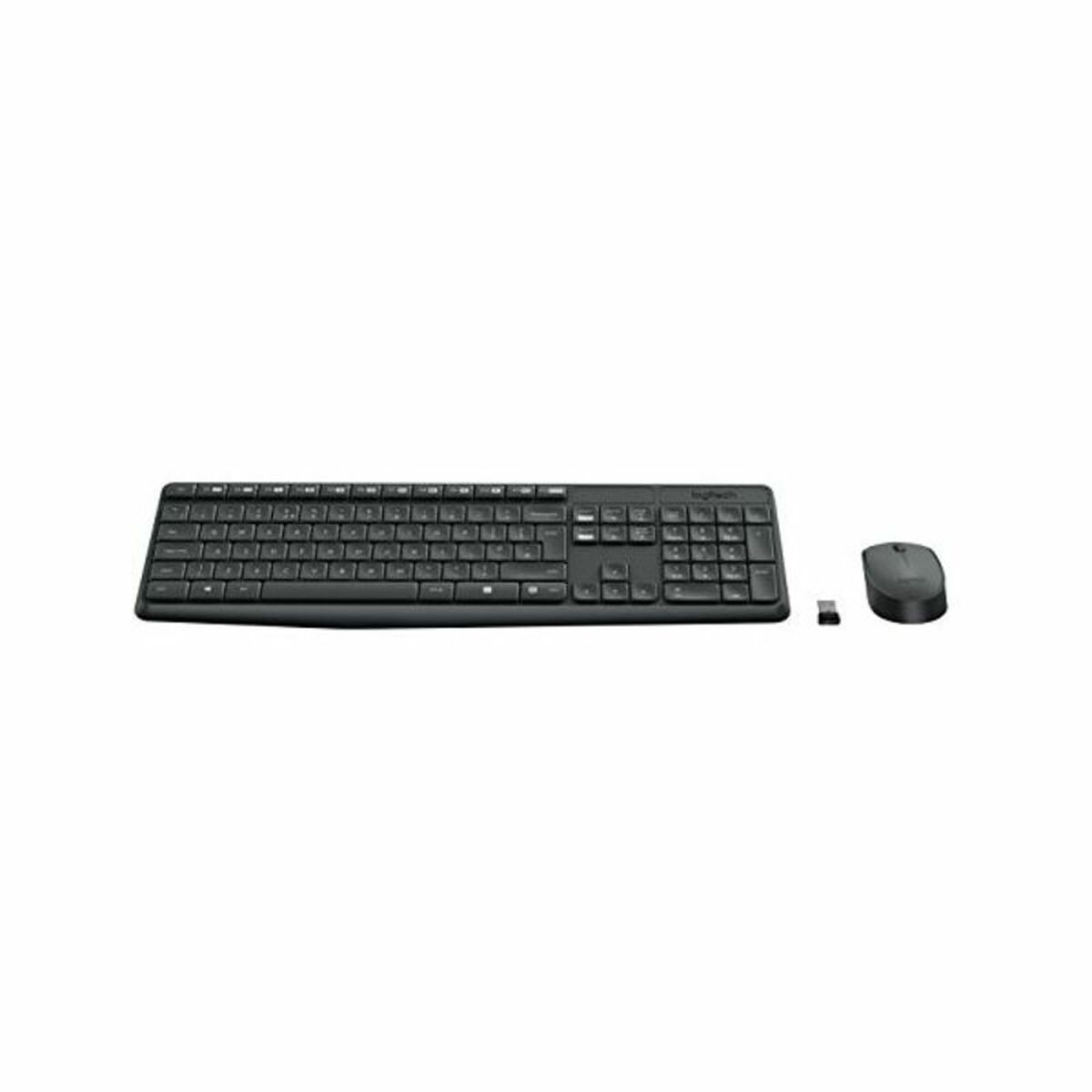 Trådlöst Tangentbord och Mus Logitech 920-007919 Svart Grå spanska Qwerty Spanska QWERTY