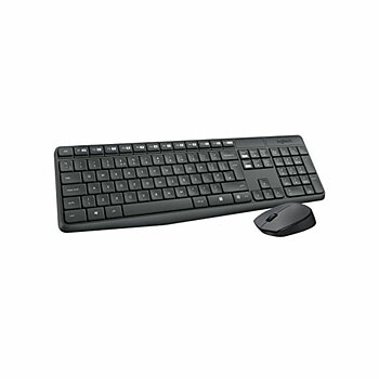 Trådlöst Tangentbord och Mus Logitech 920-007919 Svart Grå spanska Qwerty Spanska QWERTY