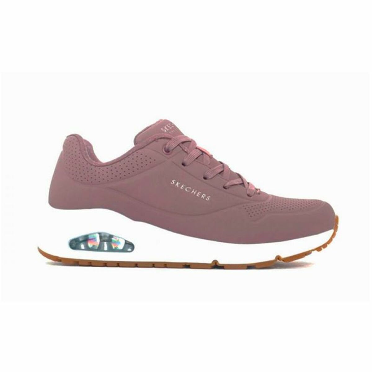 Gymnastiksko, Dam Skechers One Stand on Air Malva Plommon - 5