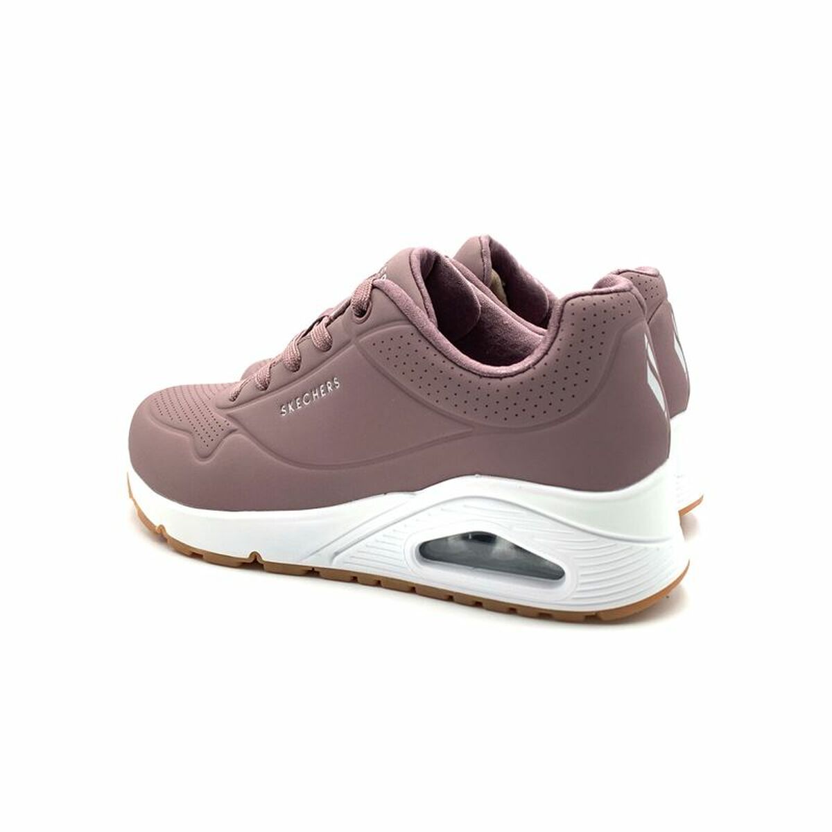Gymnastiksko, Dam Skechers One Stand on Air Malva Plommon - 6