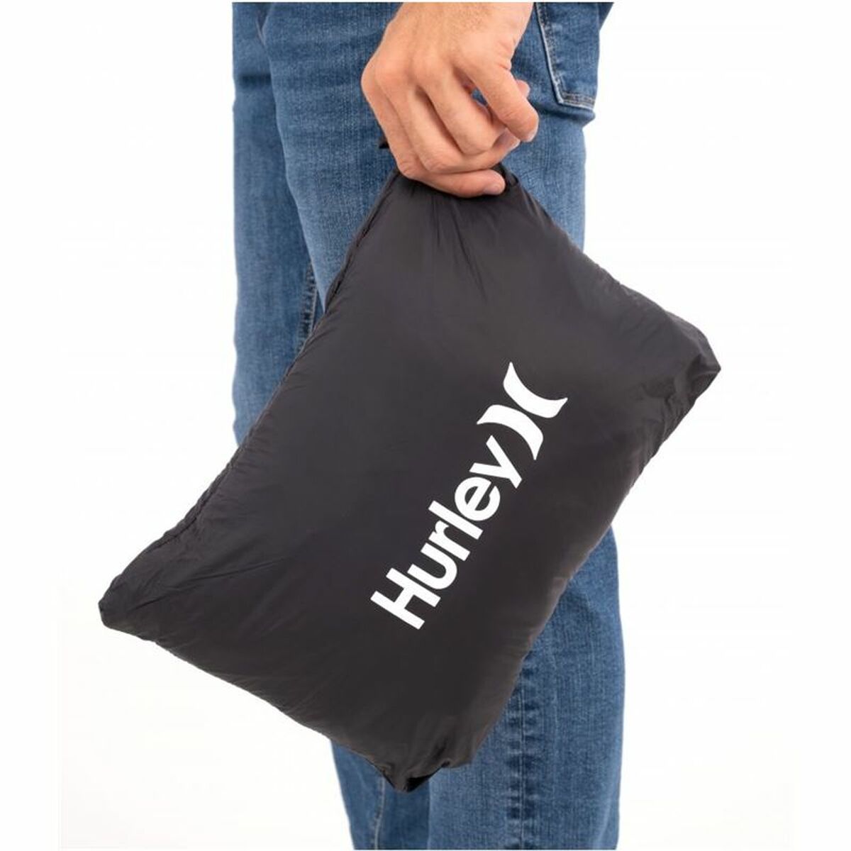 Träningsjacka Herr Hurley  Balsam Quilted Packable Svart - 4