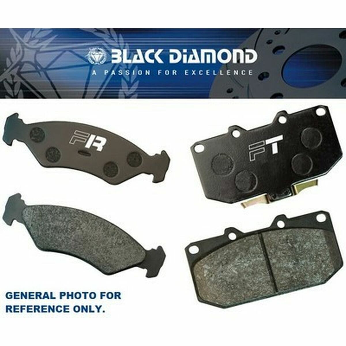 Bromsbackar Black Diamond KBD1293G12 - 2
