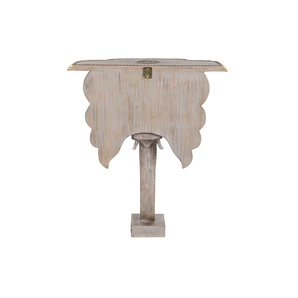 Mottagare DKD Home Decor Vit Grå Gyllene 80 x 30 x 96 cm Elefant - 7