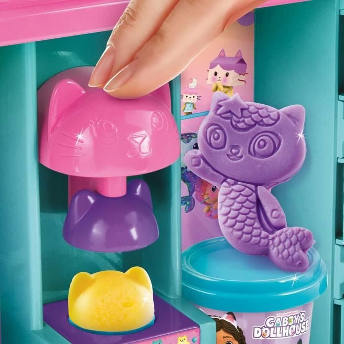 Modellera Spel Canal Toys Gabby's Play Dough House Rose - 3