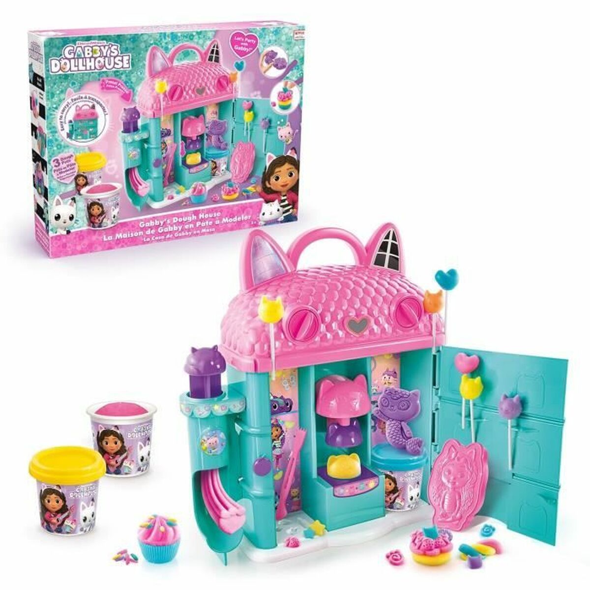 Modellera Spel Canal Toys Gabby's Play Dough House Rose