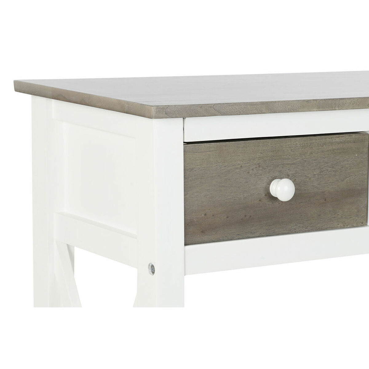 Console DKD Home Decor S3022705 Vit Grå Poppel 100 x 32 x 85 cm - 5