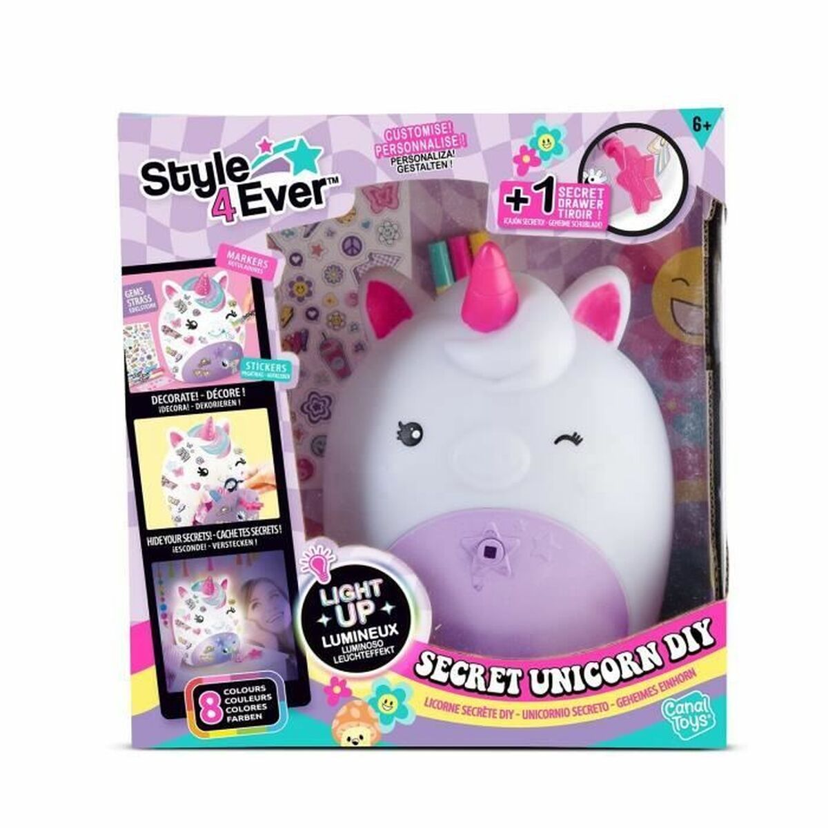 Ritningsset Canal Toys Secret Unicorn Lamp - 4