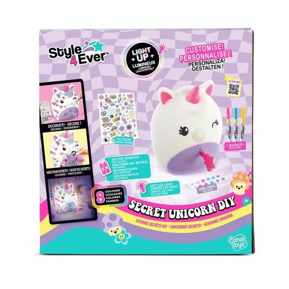 Ritningsset Canal Toys Secret Unicorn Lamp - 5