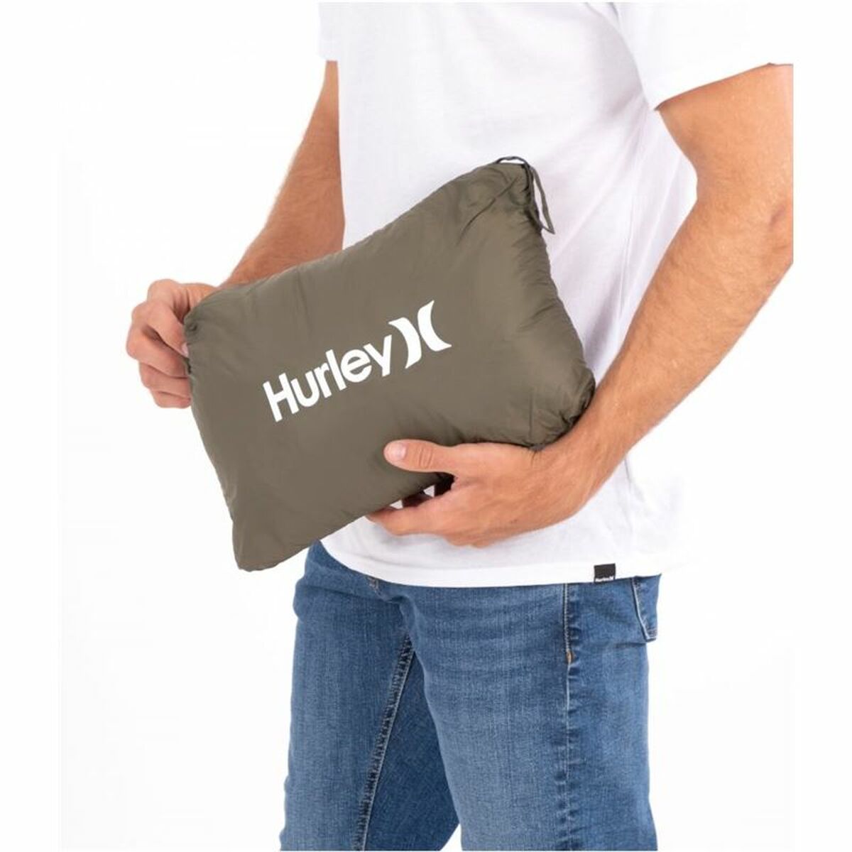 Träningsjacka Herr Hurley  Balsam Quilted Packable Grön - 4