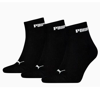 Sportstrumpor Puma CUSHIONED NEXT QUARTER 701225904 002 Svart 3 par