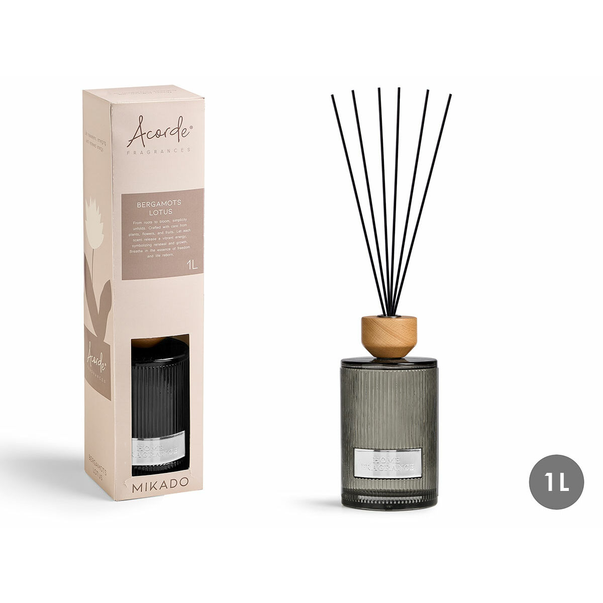 Parfympinnar Acorde BERGAMOTS LOTUS 1 L (4 antal) - 2