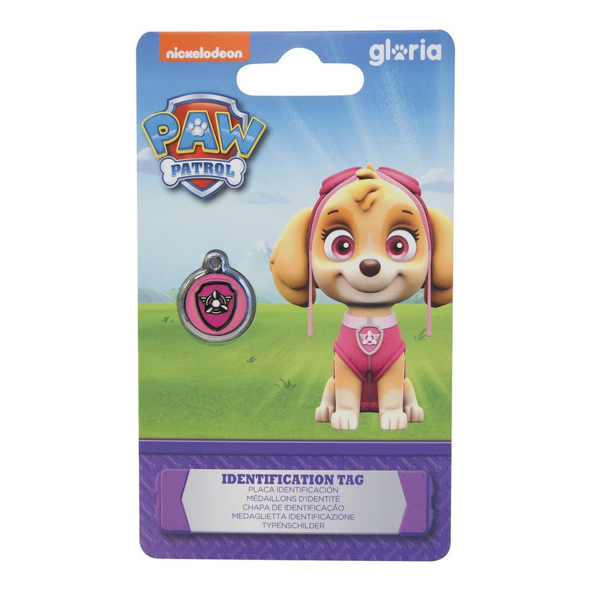 Identifikationsbricka för halsband The Paw Patrol Skye Storlek S - 2
