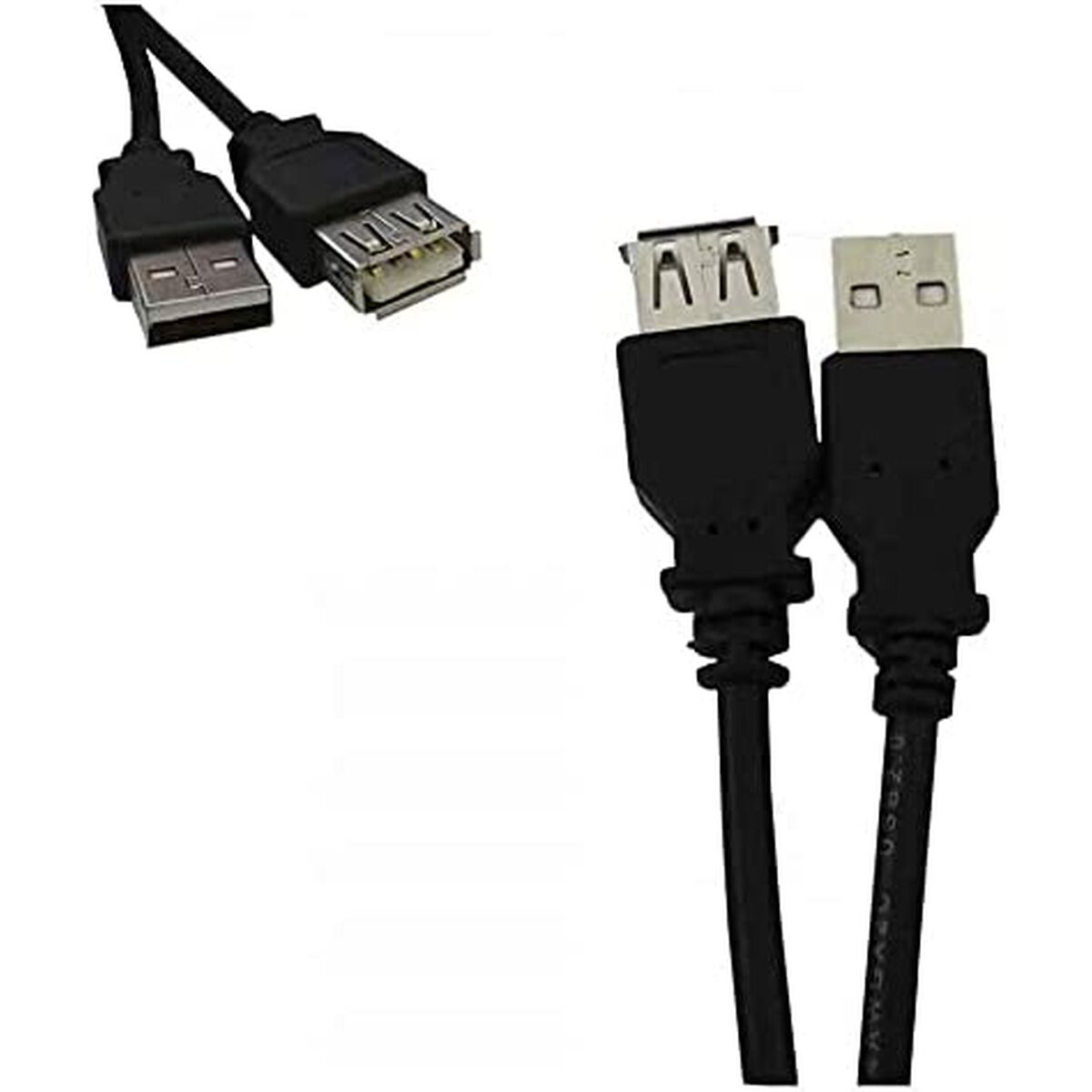 USB-kabel EDM 51253 Svart
