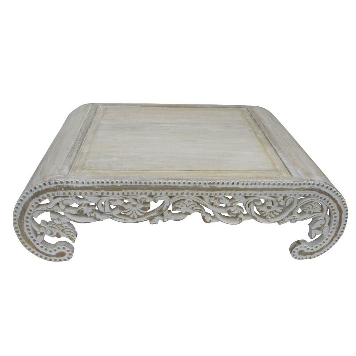Sidobord DKD Home Decor Vit Trä Mangoträ 121 x 83,80 x 35,50 cm 121 x 83,8 x 35,5 cm - 6