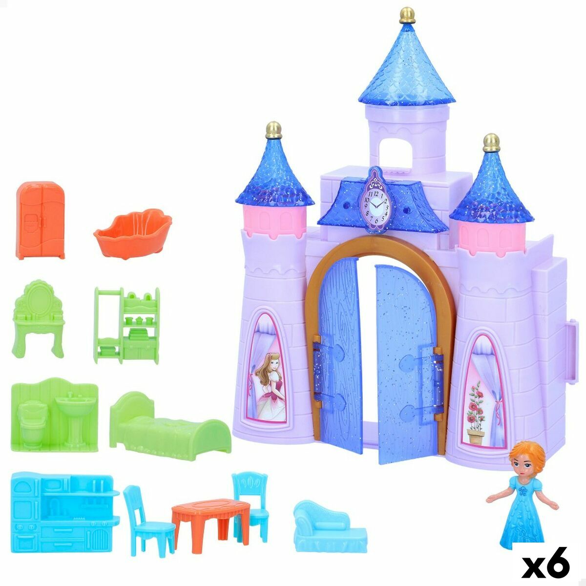 Slott Colorbaby Isabella Little Princess 6 antal - 4