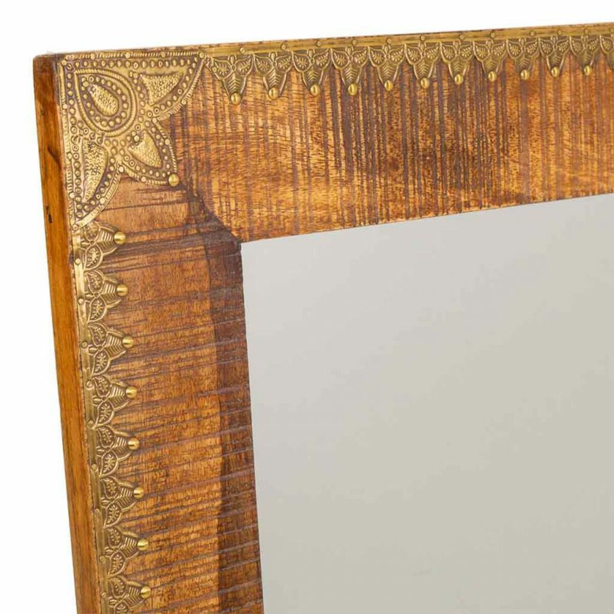 Väggspegel Alexandra House Living Brun 1 x 88 x 49 cm Rektangulär - 3