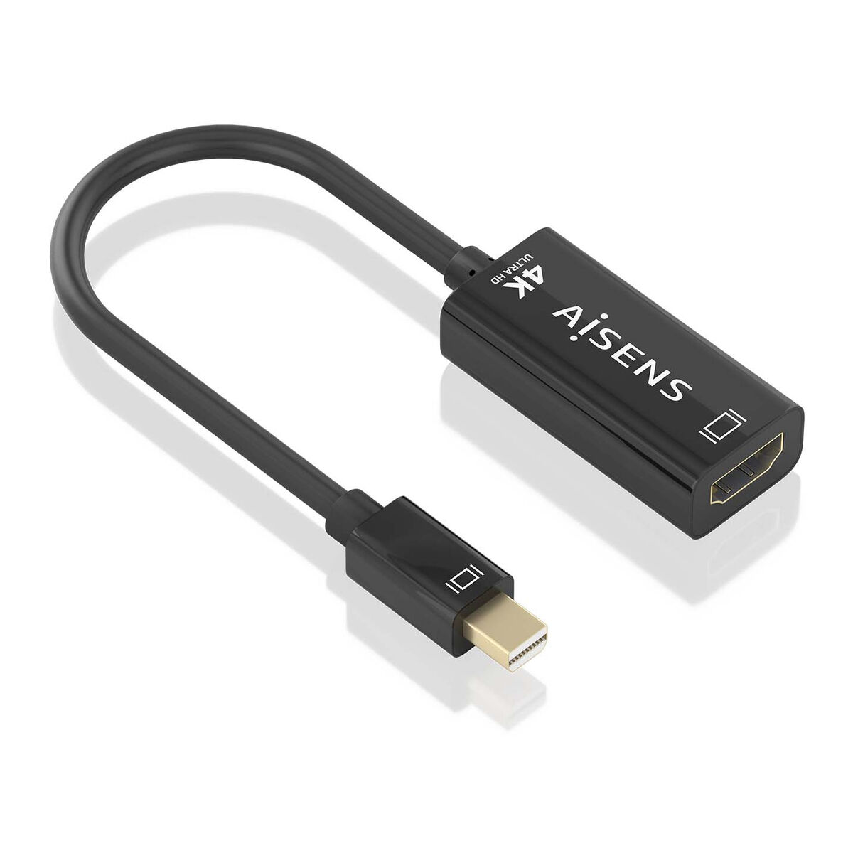 Adapter Mini Display Port till HDMI Aisens Svart 15 cm