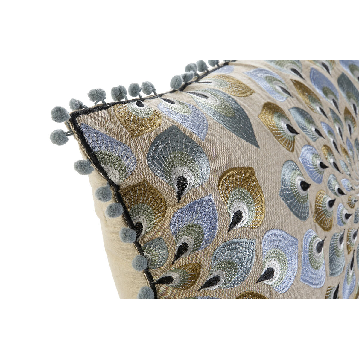 Kudde DKD Home Decor Blå Beige 36 x 15 x 60 cm - 3