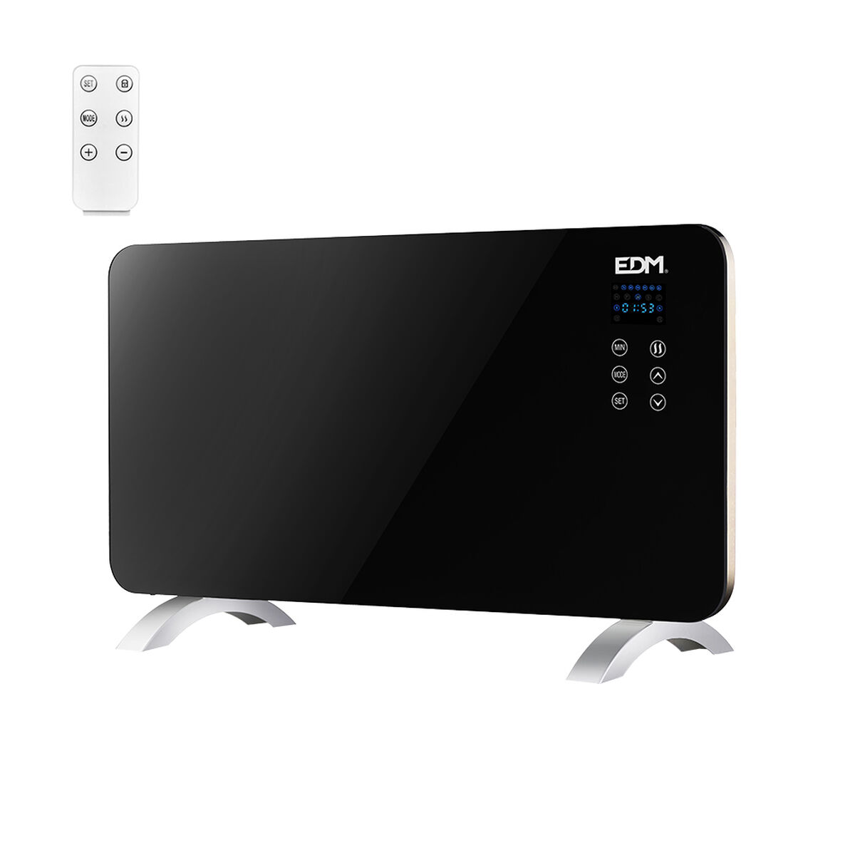 Konvektionselement EDM 07182 07182 Svart 1500 W - 3