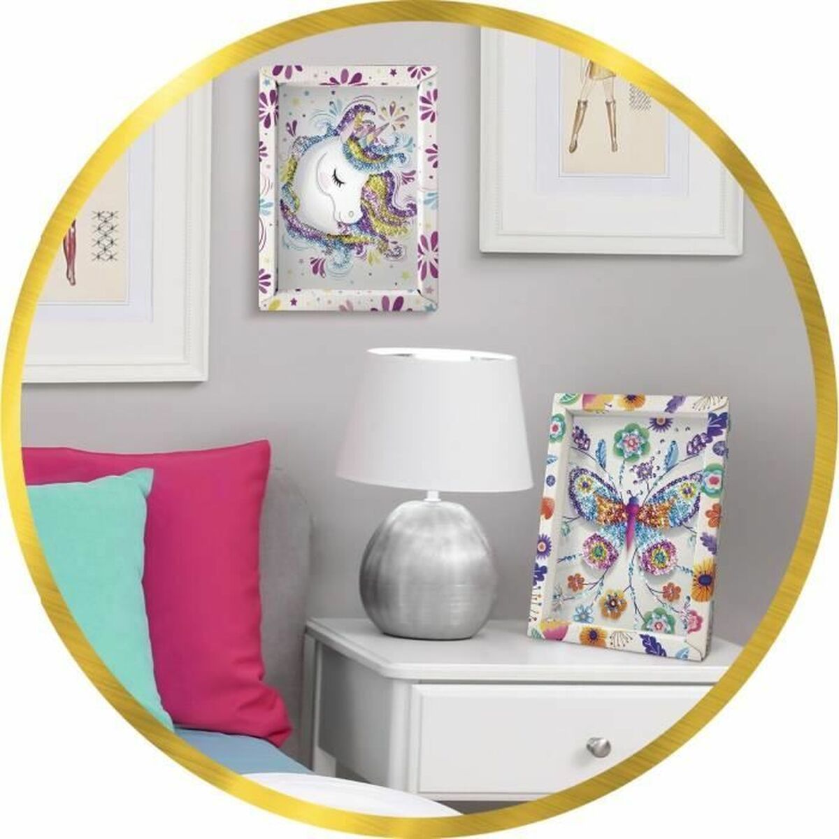 Craft Game Lansay illustration with sequins - 6