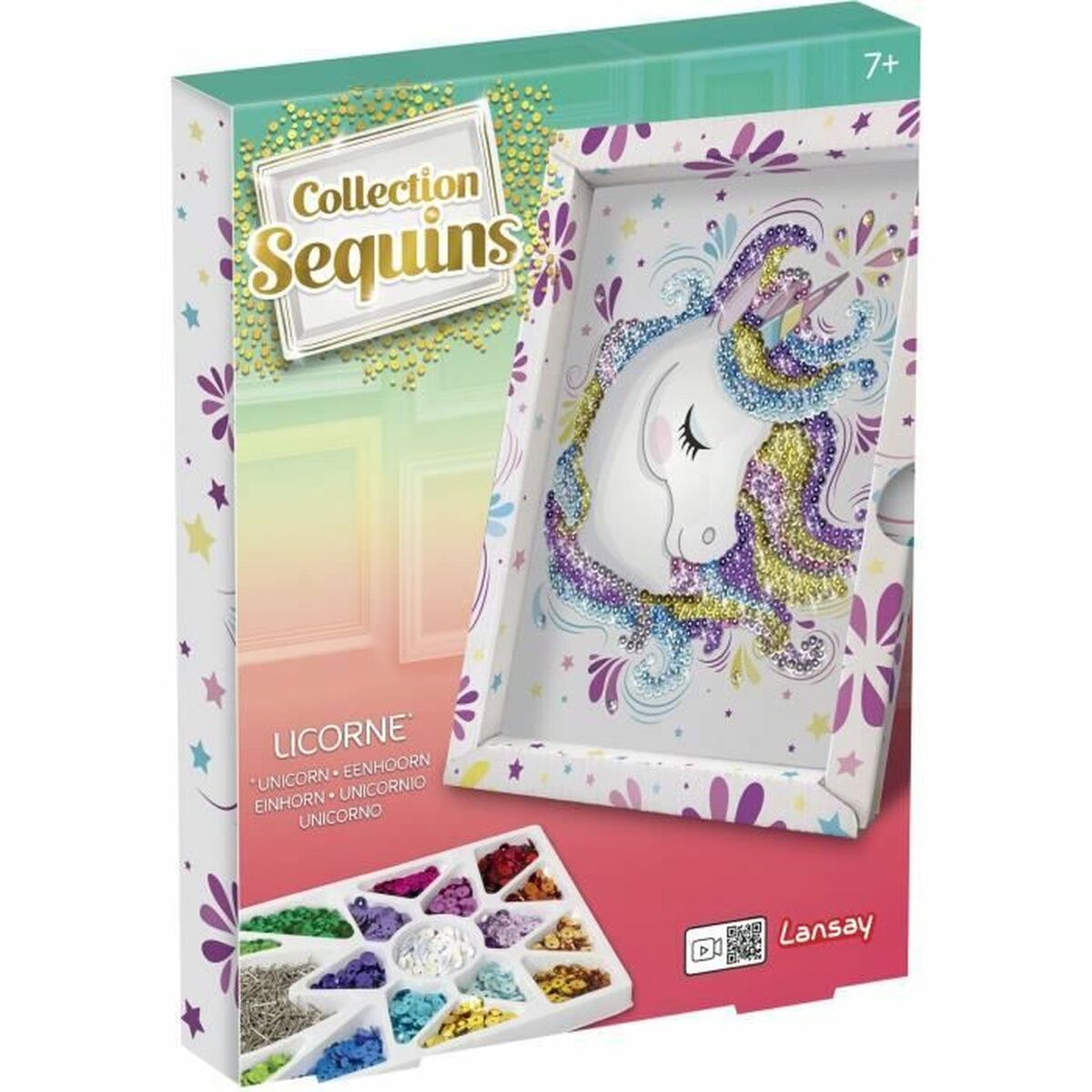 Craft Game Lansay illustration with sequins - 4