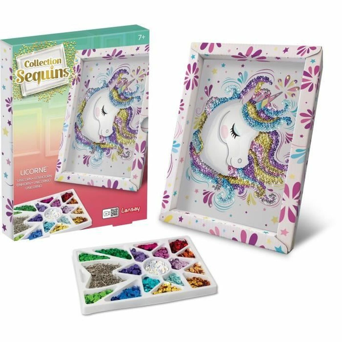 Craft Game Lansay illustration with sequins - 3