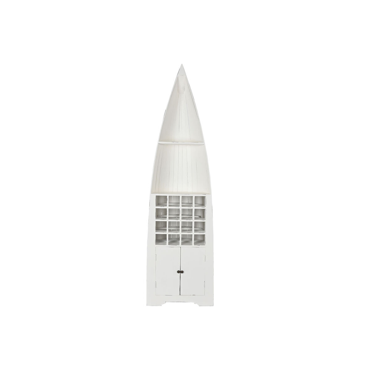 Avlastningsmöbler Home ESPRIT Vit Trä 55 x 35 x 195 cm BAR - 2