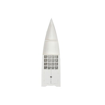 Avlastningsmöbler Home ESPRIT Vit Trä 55 x 35 x 195 cm BAR