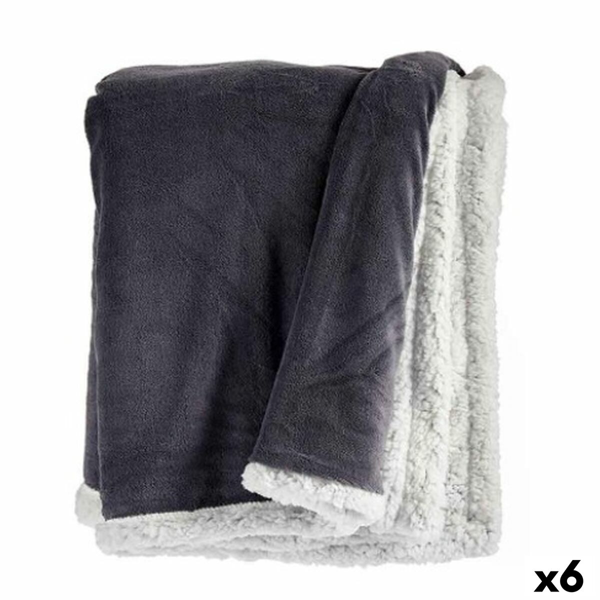 Filt Gift Decor Vit Grå 130 x 1 x 170 cm (6 antal) - 3