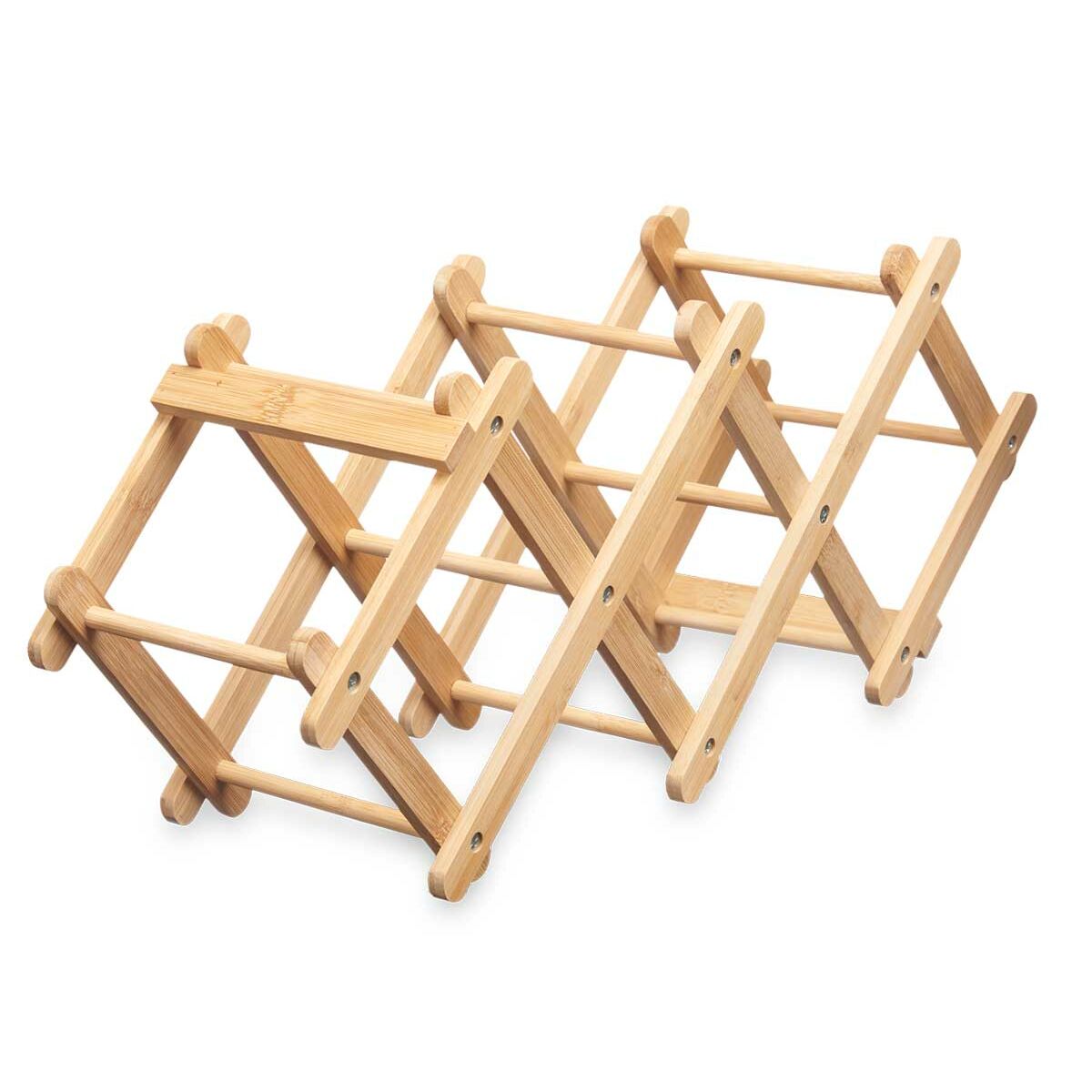 Hopvikbar flaskhållare Kinvara Naturell 54 x 15 x 21,5 cm 15 x 29 x 8,5 cm 29 x 8,5 x 15 cm (6 antal) - 4