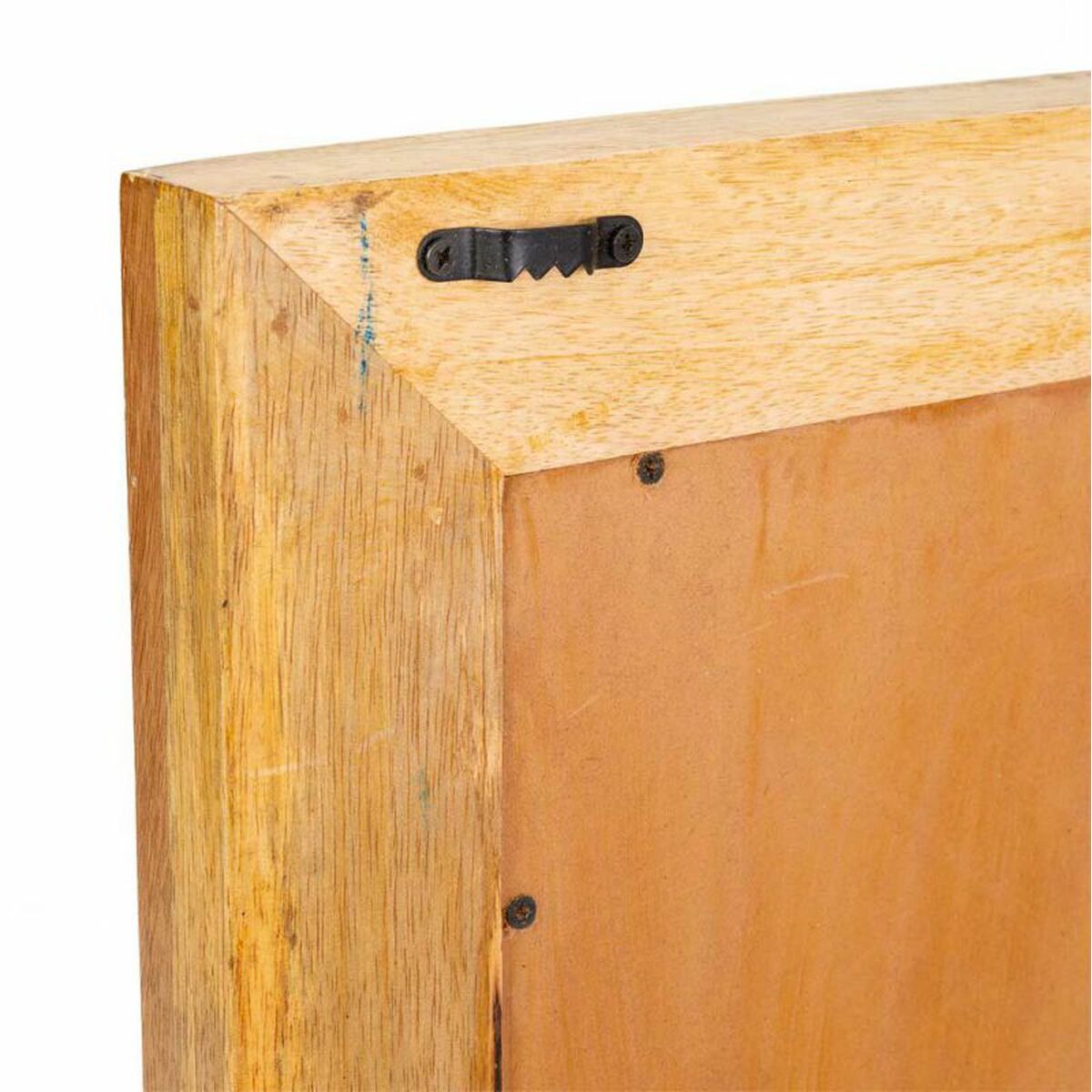 Väggspegel Alexandra House Living Vit Naturell 3 x 51 x 42 cm Rektangulär - 5